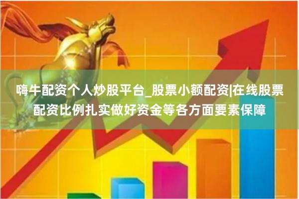 嗨牛配资个人炒股平台_股票小额配资|在线股票配资比例扎实做好